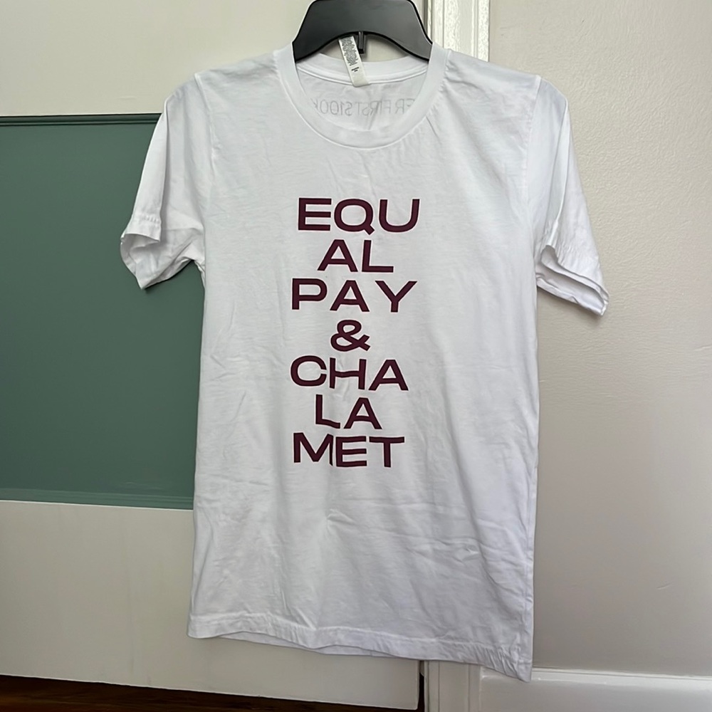 Timothy Chalamet Equal Pay t-shirt